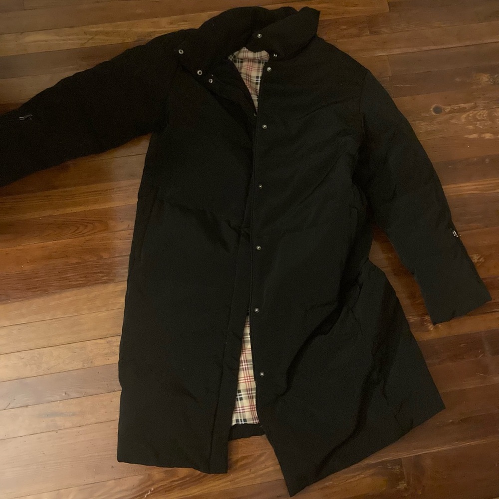 Donatella sport black winter coat